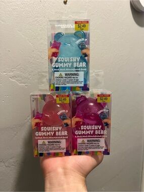 Squishy Gummy Bear Hobby Lobby Set Of 3